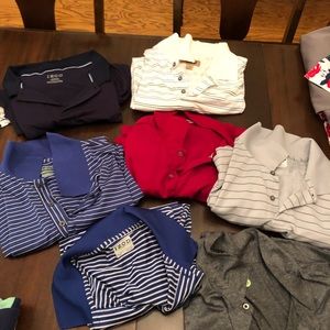 Golf Shirts: Mainly Izod Brand